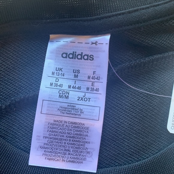 New Adidas Black Tee Multi Sport Dress Size Medium. So adorable! - Picture 3 of 9